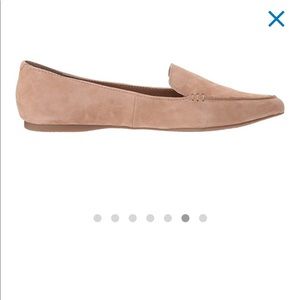 Steve Madden Feather Loafer in Blush Suede